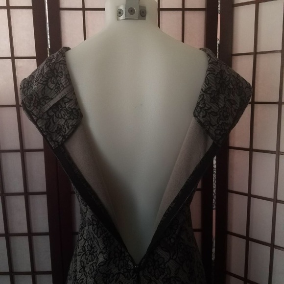 ZARA BLACK AND GRAY DRESS SIZEM - Picture 8 of 8